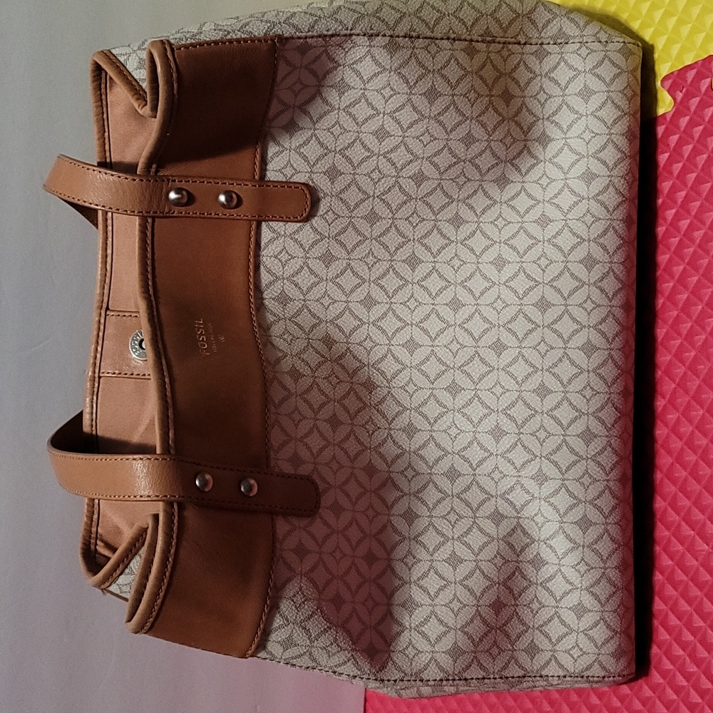 Fossil shopper tote bag